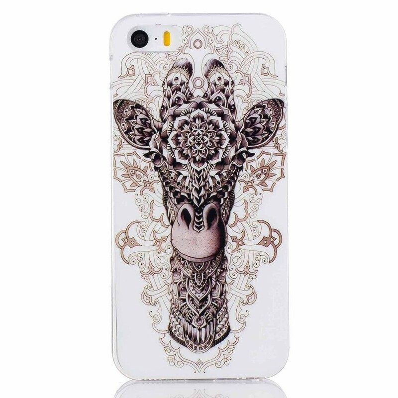 Kuori iPhone SE / 5 / 5S Tribal Giraffe