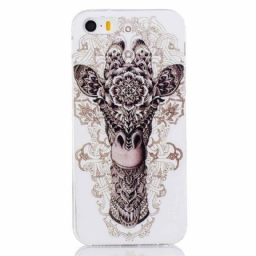 Kuori iPhone SE / 5 / 5S Tribal Giraffe