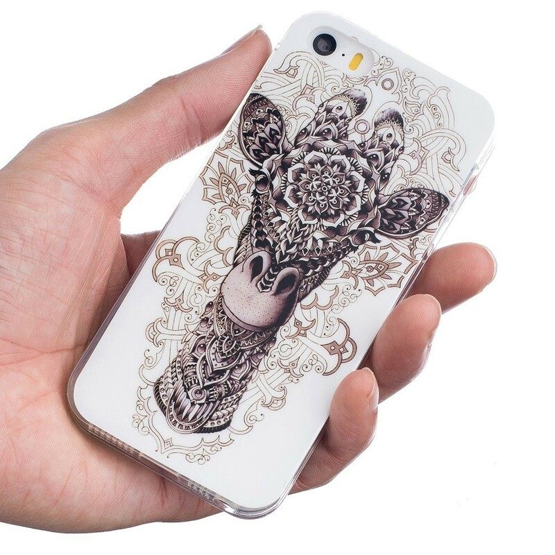 Kuori iPhone SE / 5 / 5S Tribal Giraffe