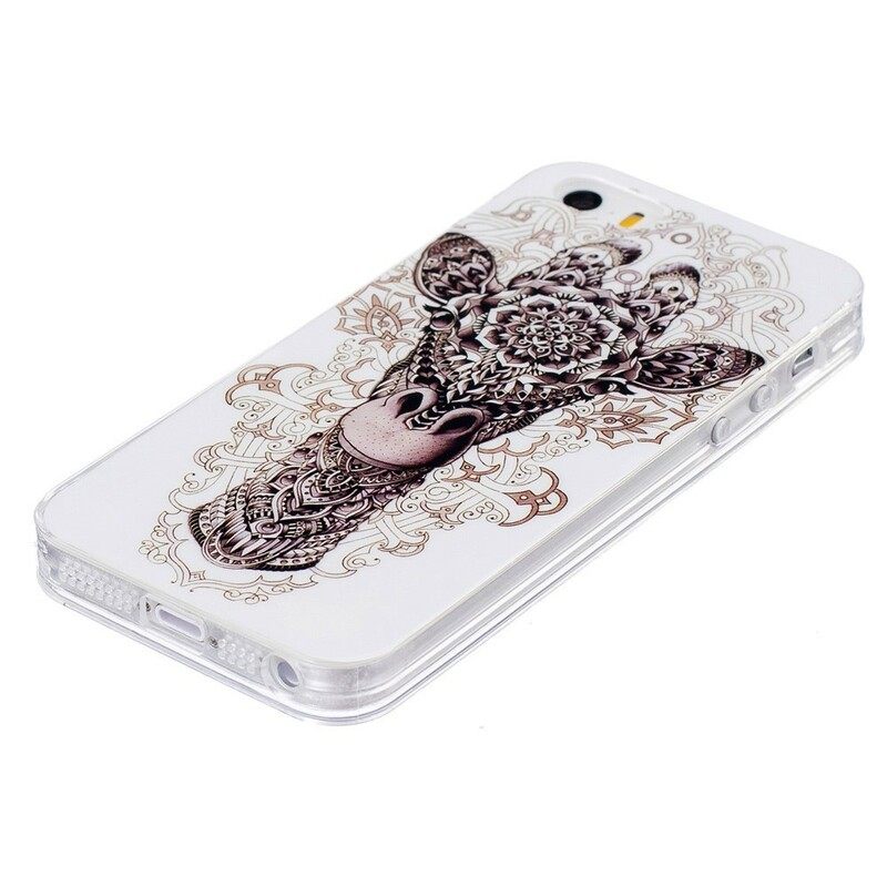 Kuori iPhone SE / 5 / 5S Tribal Giraffe