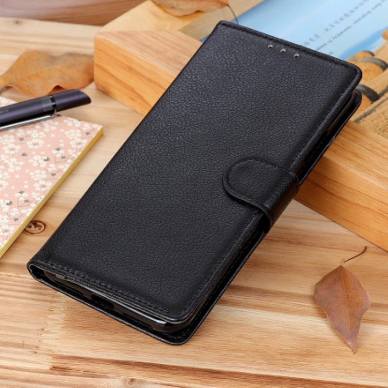 Flip Case Oppo A94 5G Lychee Faux Leather