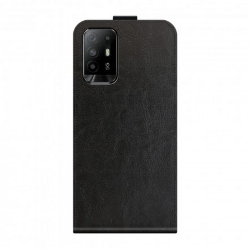 Kotelot Oppo A94 5G Vertical Flap Leather Effect