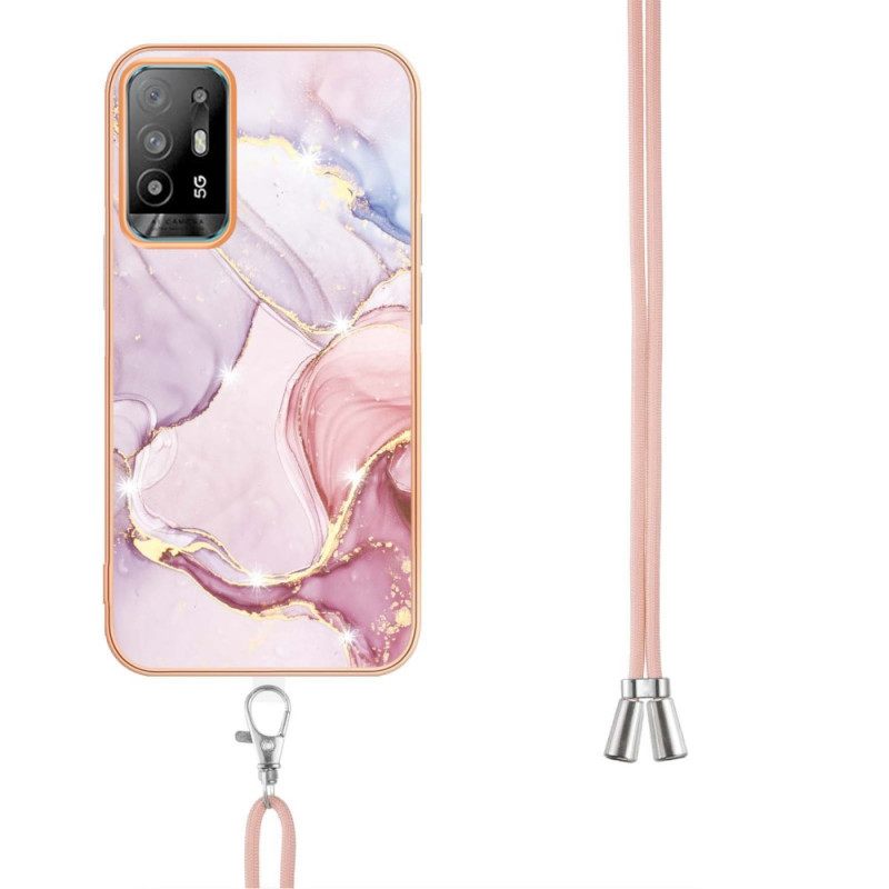 Kuori Oppo A94 5G Marmori Johdolla