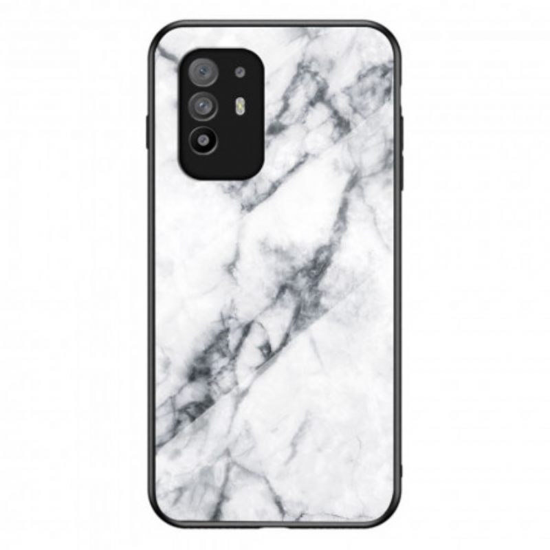 Kuori Oppo A94 5G Tempered Glass Marble Colors