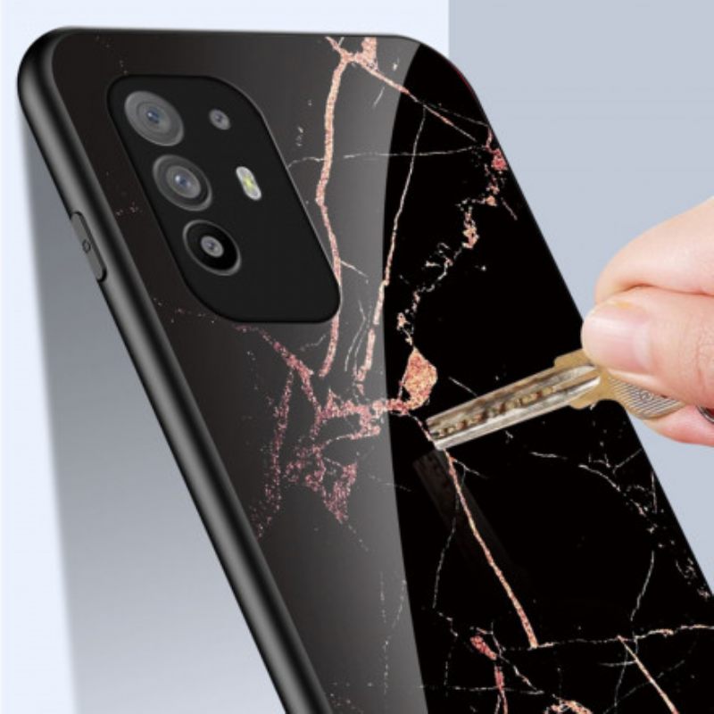 Kuori Oppo A94 5G Tempered Glass Marble Colors