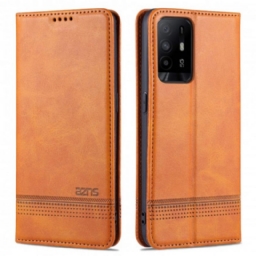 Puhelinkuoret Oppo A94 5G Kotelot Flip Style Leather Azns