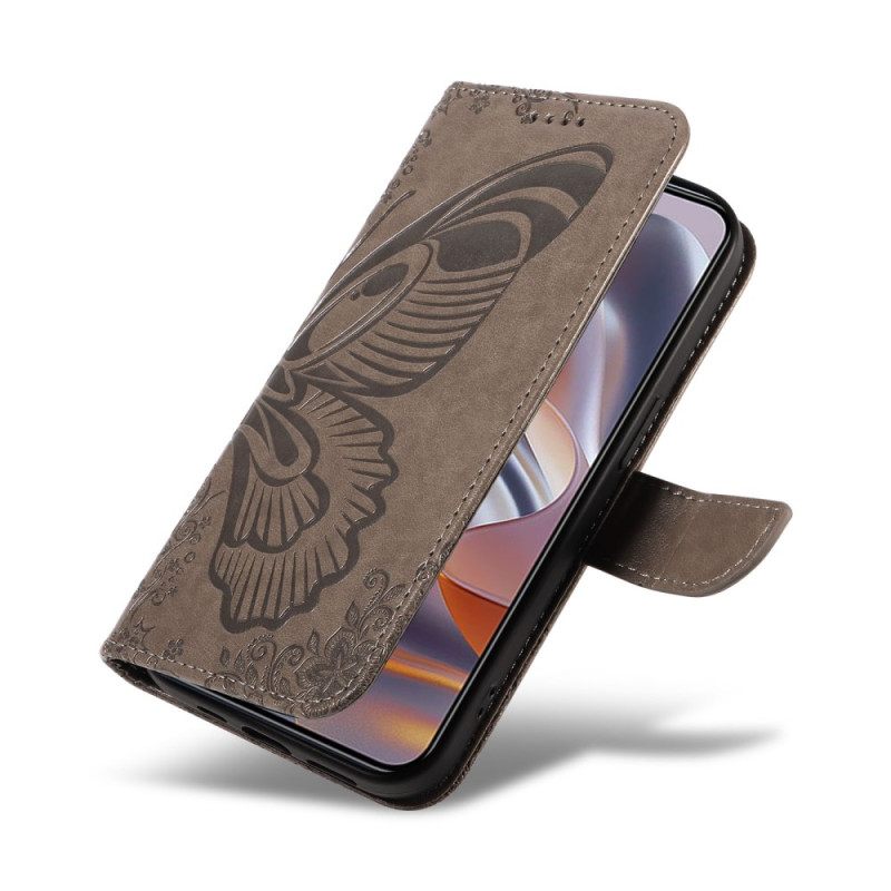 Kotelot Motorola Edge 50 Neo Butterfly Design Suojakuori