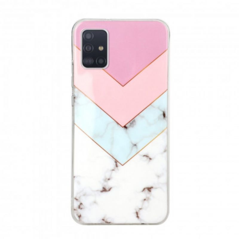 Case Samsung Galaxy A71 5G Deklinaatiomarmorigeometria