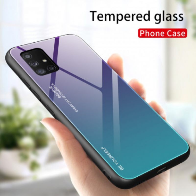 Kuori Samsung Galaxy A71 5G Tempered Glass Ole Oma Itsesi