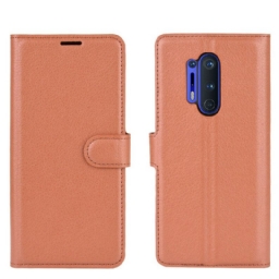 Kotelot OnePlus 8 Pro Style Premium Litchi Leather