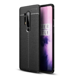 Kuori OnePlus 8 Pro Double Line Litchi Leather Effect