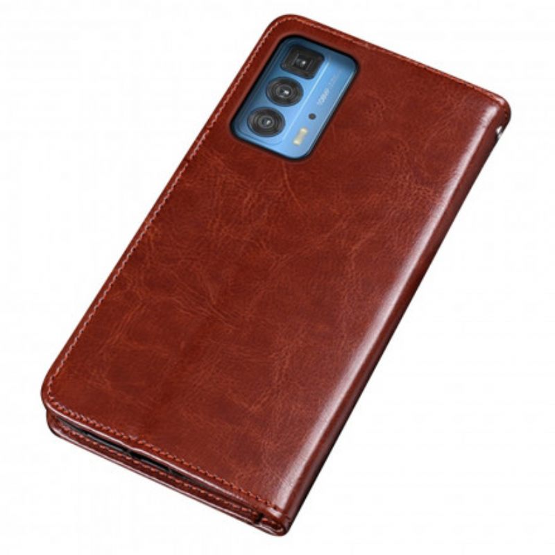 Kotelot Motorola Edge 20 Pro Faux Leather Idewei