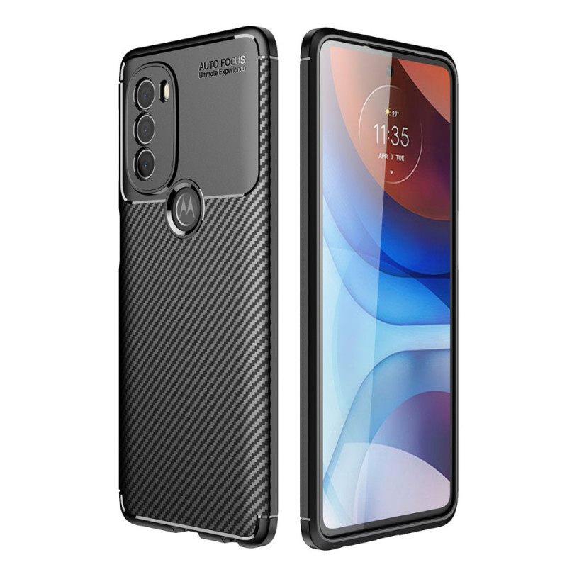 Case Moto G71 5G Joustava Hiilikuitu