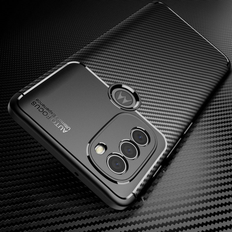 Case Moto G71 5G Joustava Hiilikuitu