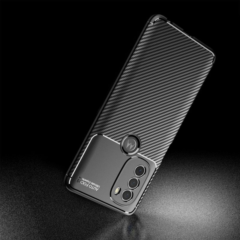 Case Moto G71 5G Joustava Hiilikuitu