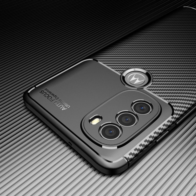 Case Moto G71 5G Joustava Hiilikuitu