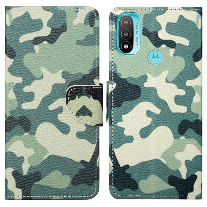 Flip Case Moto G71 5G Military Camouflage