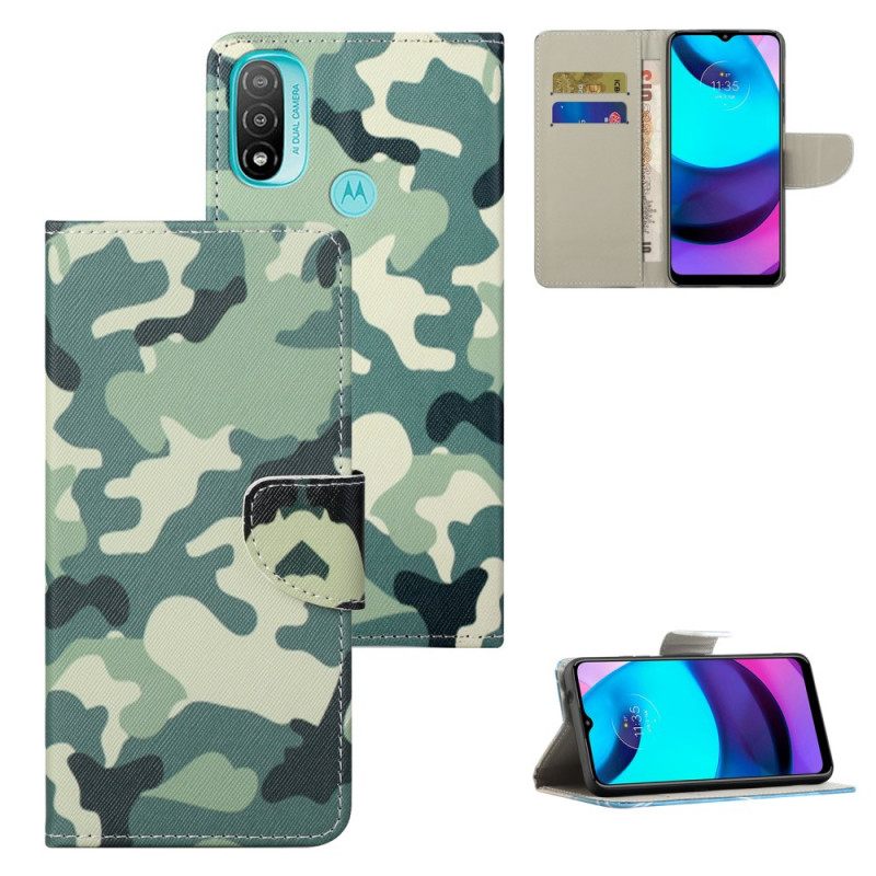 Flip Case Moto G71 5G Military Camouflage