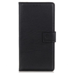 Flip Case Moto G71 5G Simple Faux Leather