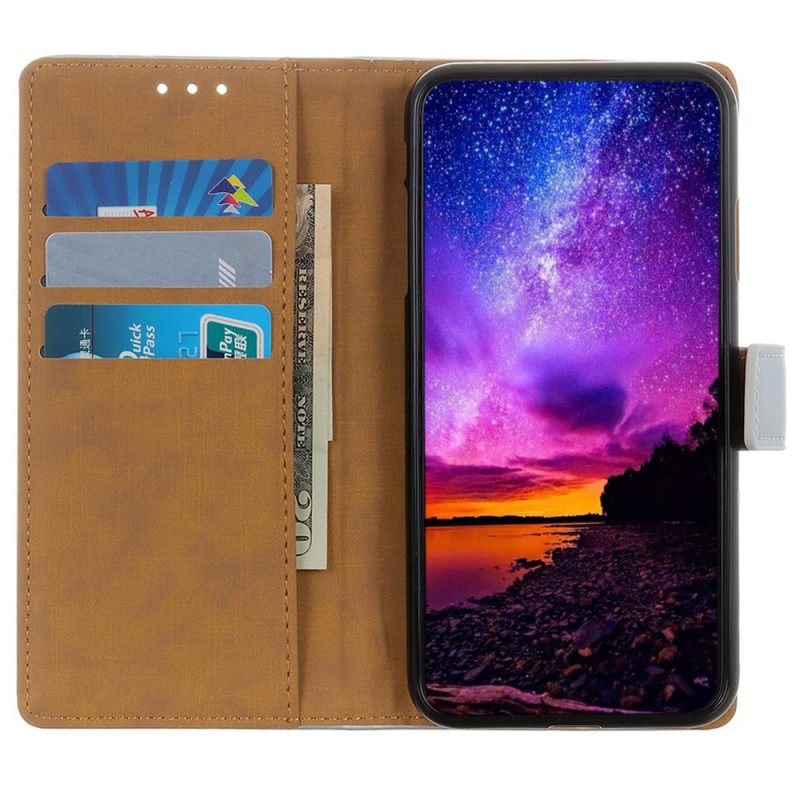 Flip Case Moto G71 5G Simple Faux Leather