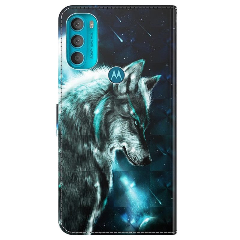 Kotelot Moto G71 5G Majestic Wolf