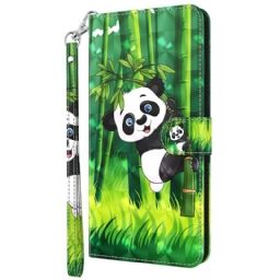 Kotelot Moto G71 5G Panda Ja Bamboo