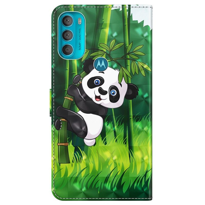 Kotelot Moto G71 5G Panda Ja Bamboo