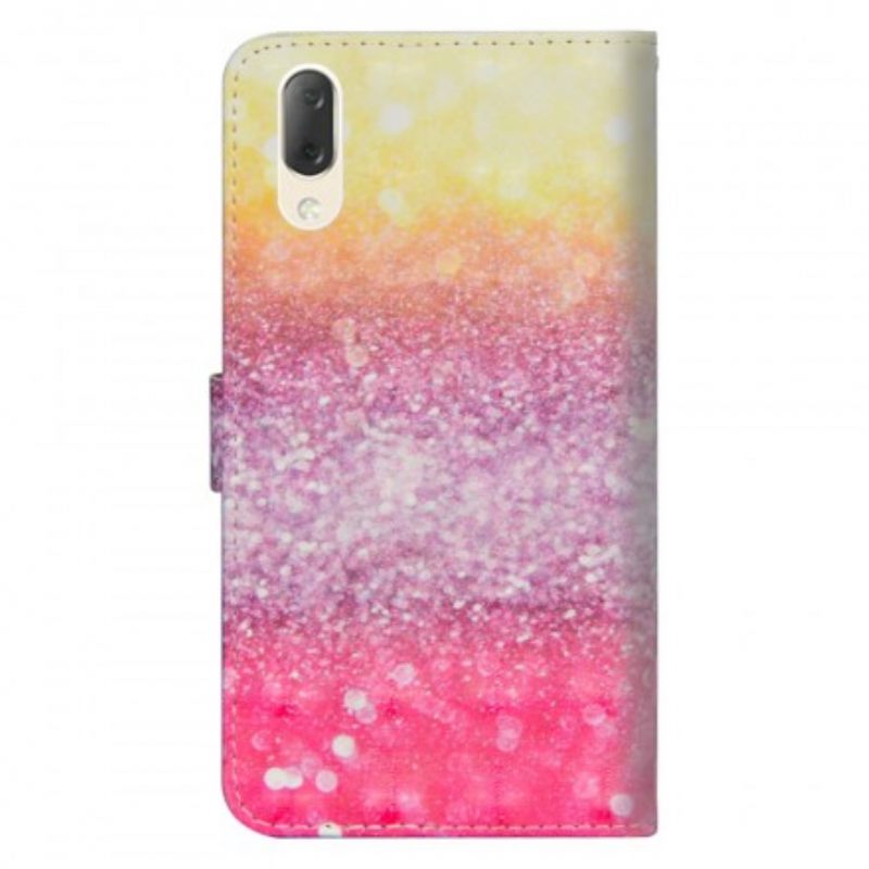 Kotelot Sony Xperia L3 Magenta Glitter Gradient