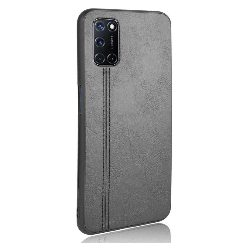 Case Oppo A72 Couture Nahkaefekti