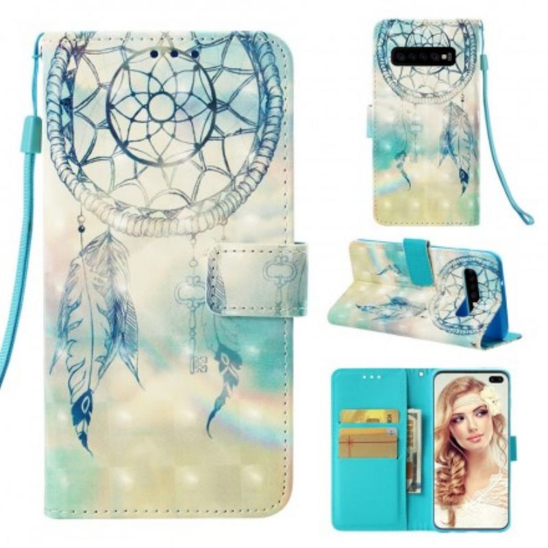 Kotelot Samsung Galaxy S10 Plus Watercolour Dreamcatcher