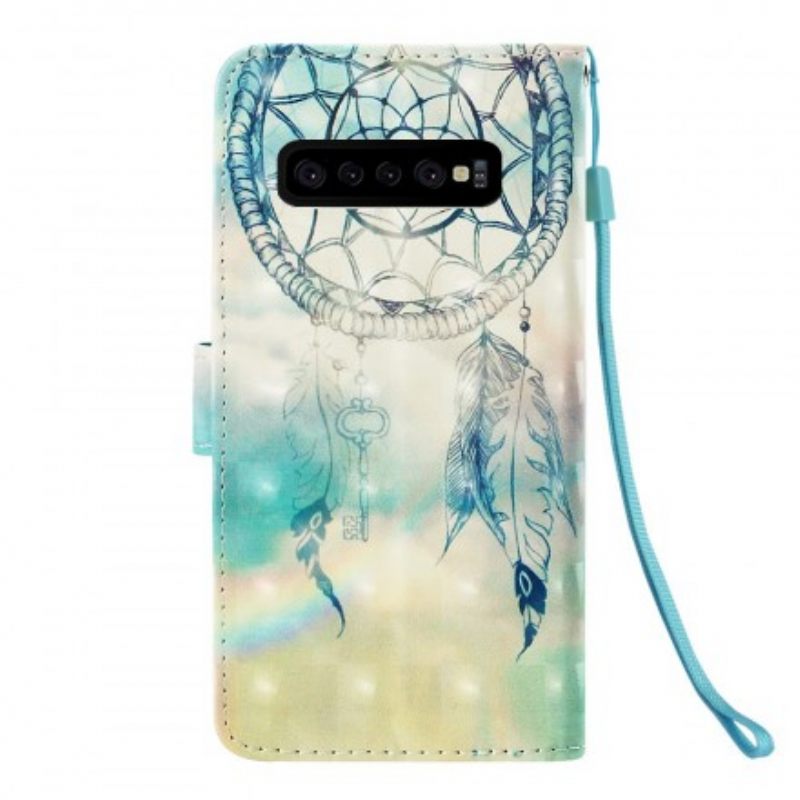 Kotelot Samsung Galaxy S10 Plus Watercolour Dreamcatcher