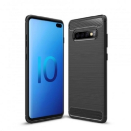 Kuori Samsung Galaxy S10 Plus Harjattu Hiilikuitu