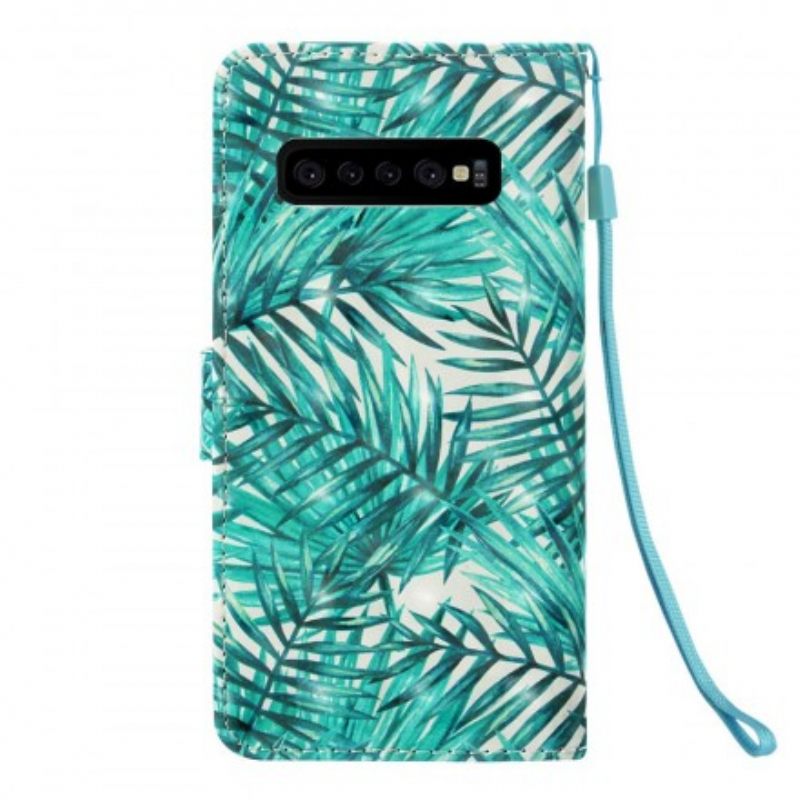 Nahkakotelo Samsung Galaxy S10 Plus Lähtee