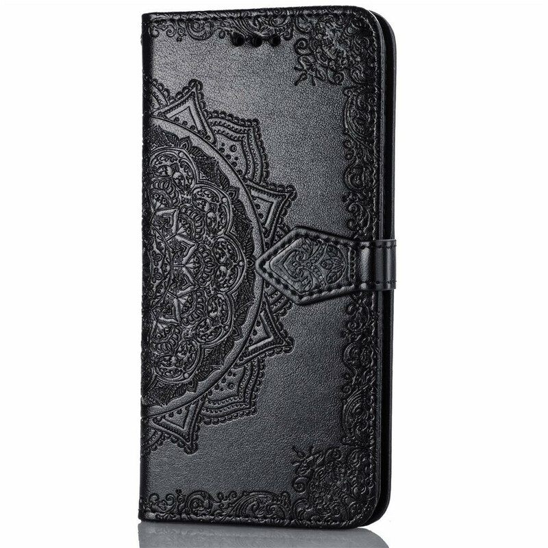 Nahkakotelo Samsung Galaxy S10 Plus Mandala Keskiaika