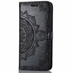 Nahkakotelo Samsung Galaxy S10 Plus Mandala Keskiaika