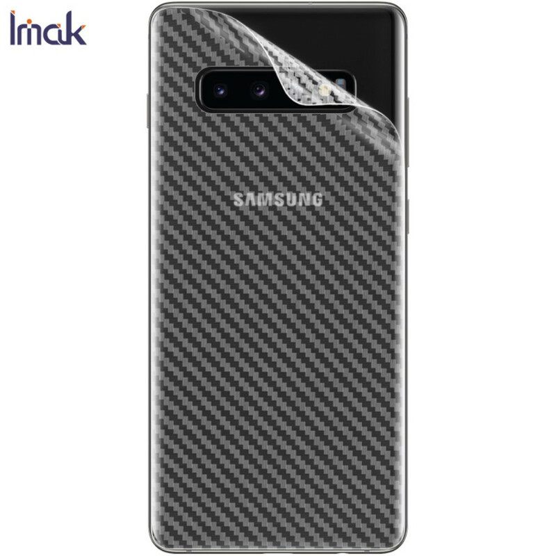 Selkäsuojakalvo Samsung Galaxy S10 Plus Carbon Imak Puhelimelle