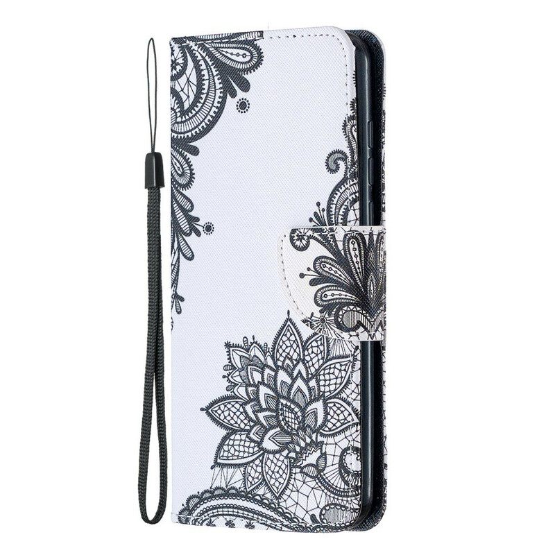 Kotelot Huawei P Smart S Suojaketju Kuori Black Strappy Mandala