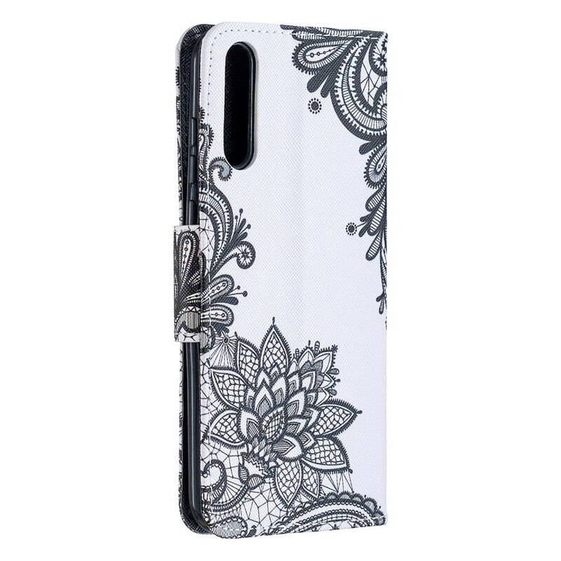 Kotelot Huawei P Smart S Suojaketju Kuori Black Strappy Mandala