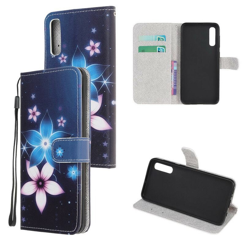 Kotelot Huawei P Smart S Suojaketju Kuori Lunar Strap Flowers