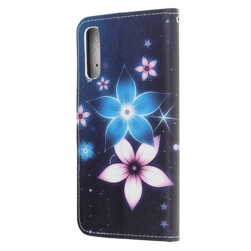 Kotelot Huawei P Smart S Suojaketju Kuori Lunar Strap Flowers