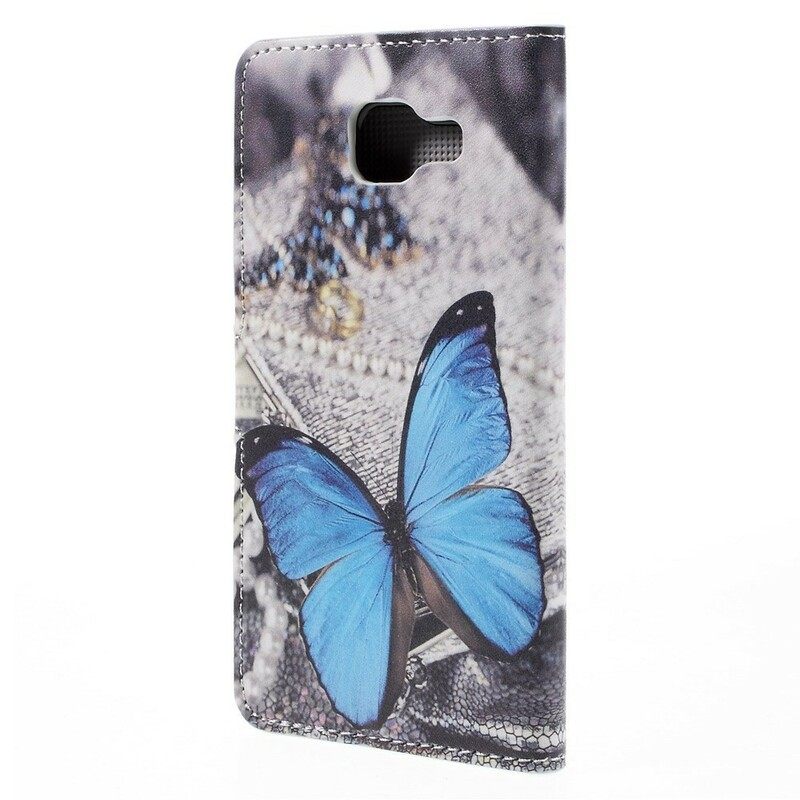 Kotelot Samsung Galaxy A5 2016 Blue Butterfly