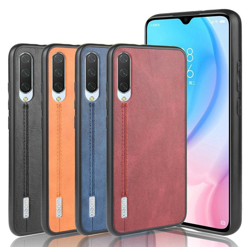 Kuori Xiaomi Mi 9 Lite Couture Nahkaefekti