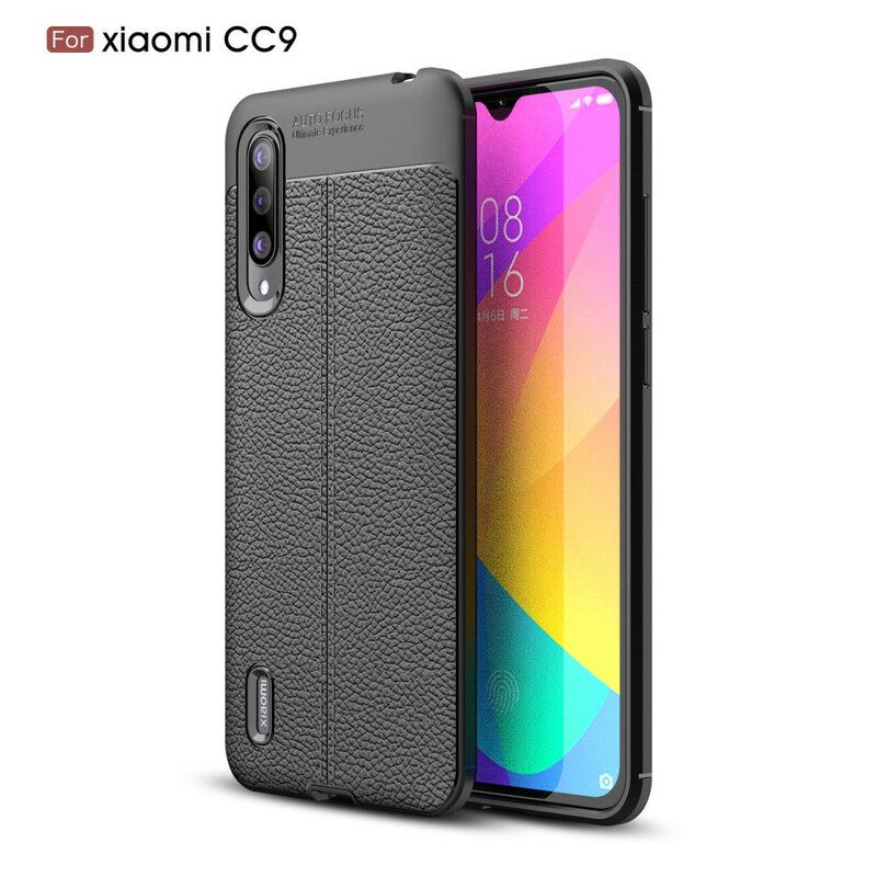 Kuori Xiaomi Mi 9 Lite Litchin Nahkaefekti