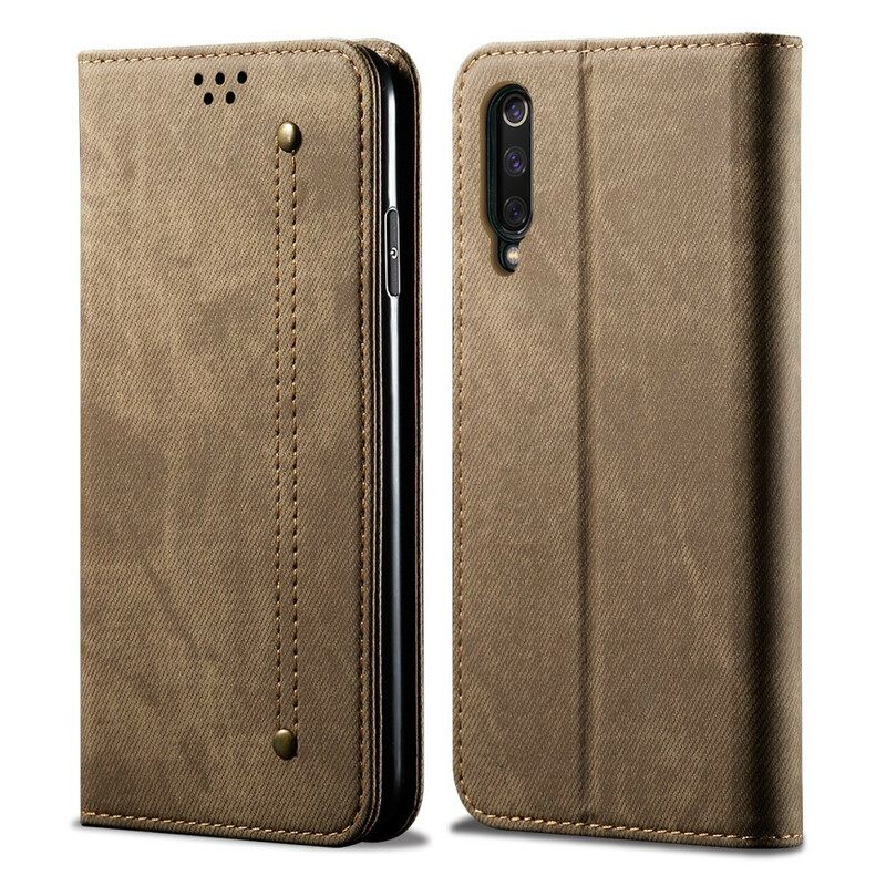 Puhelinkuoret Xiaomi Mi 9 Kotelot Flip Denim Kangas