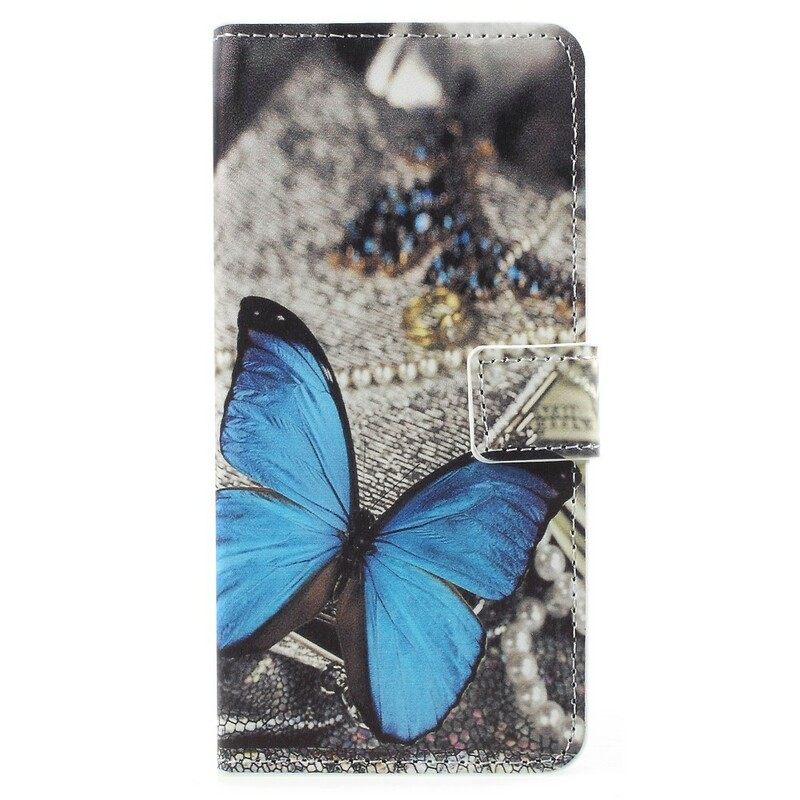 Kotelot Samsung Galaxy A8 2018 Blue Butterfly