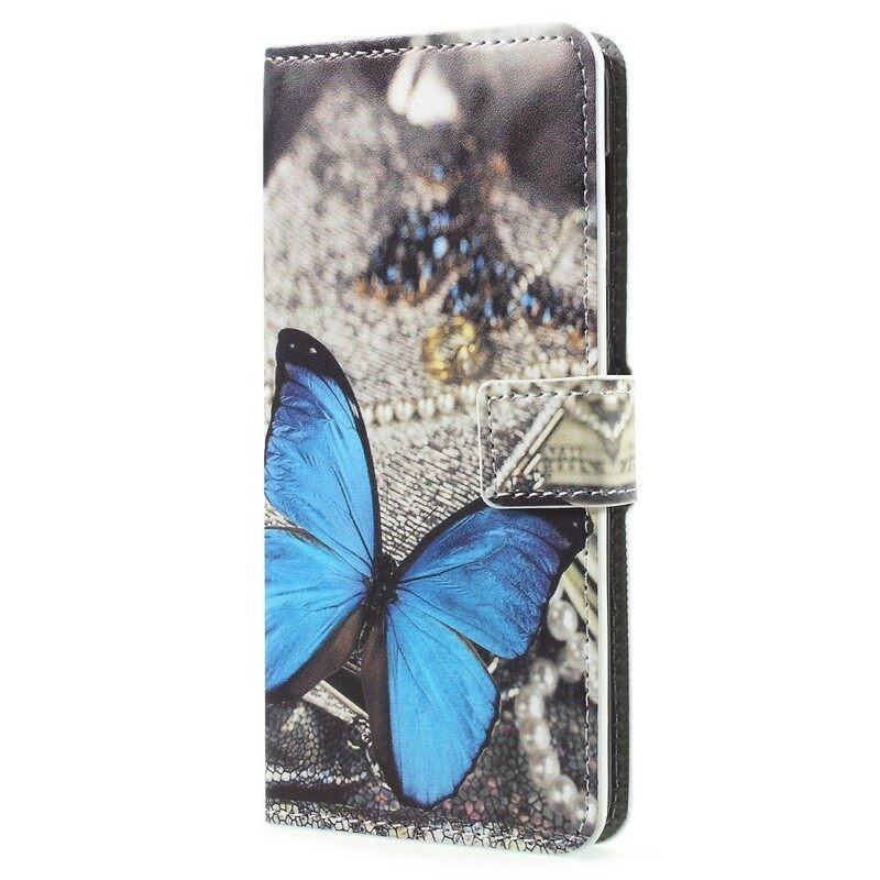 Kotelot Samsung Galaxy A8 2018 Blue Butterfly