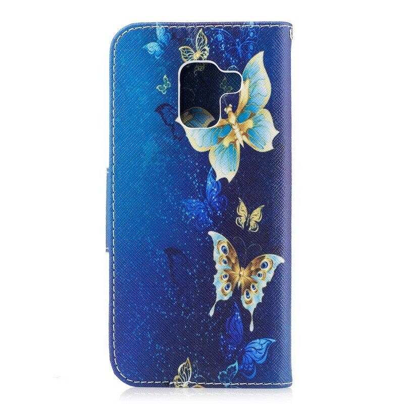 Kotelot Samsung Galaxy A8 2018 Butterflies In The Night