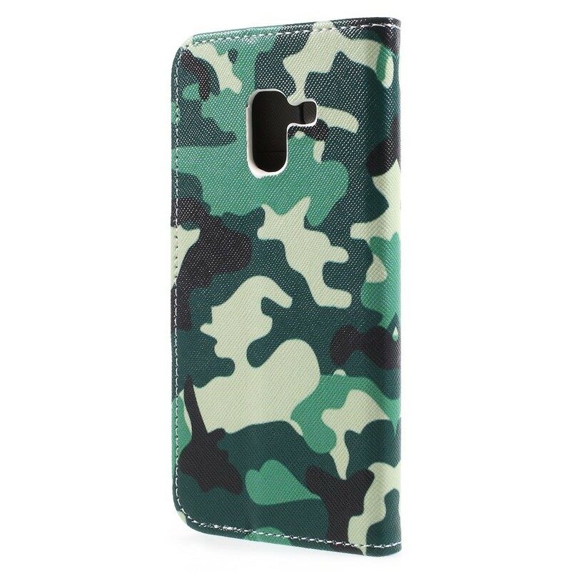 Kotelot Samsung Galaxy A8 2018 Military Camouflage