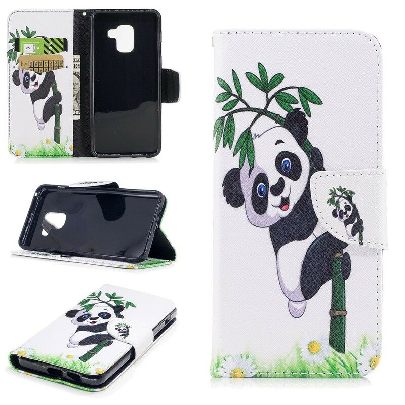 Kotelot Samsung Galaxy A8 2018 Panda Bambulla