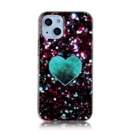 Case iPhone 13 Mini Glitter Marble